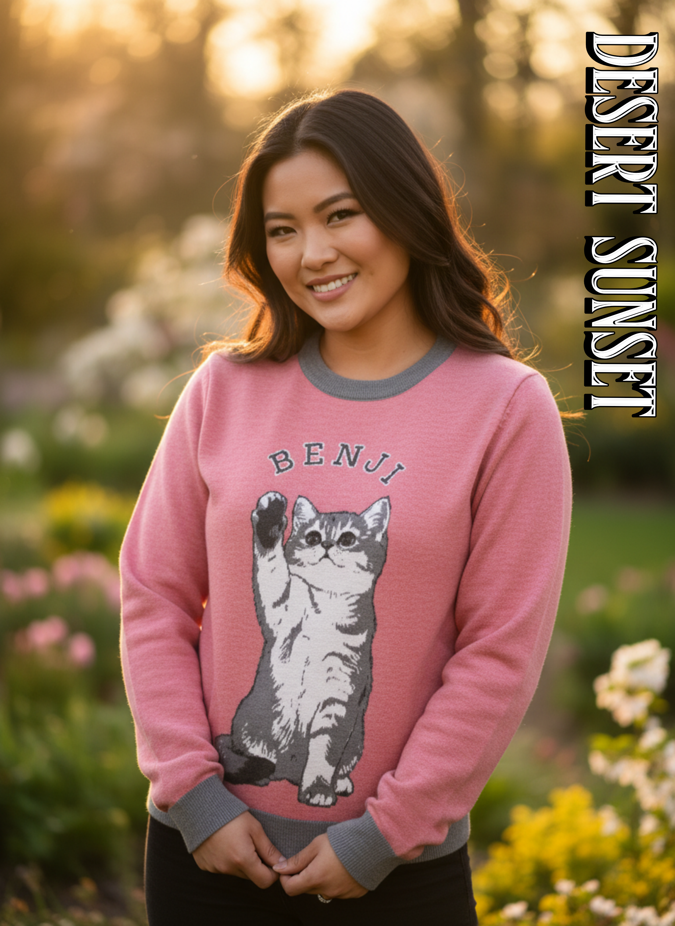 Custom-Knit Crewneck Pet Mascot Sweater (Unisex)