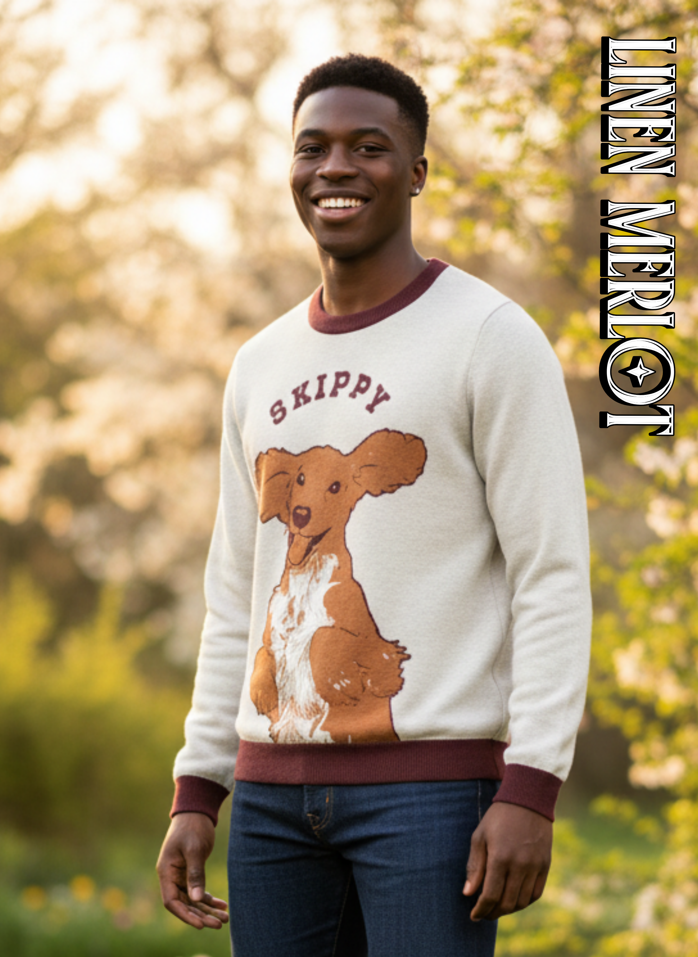 Custom-Knit Crewneck Pet Mascot Sweater (Unisex)