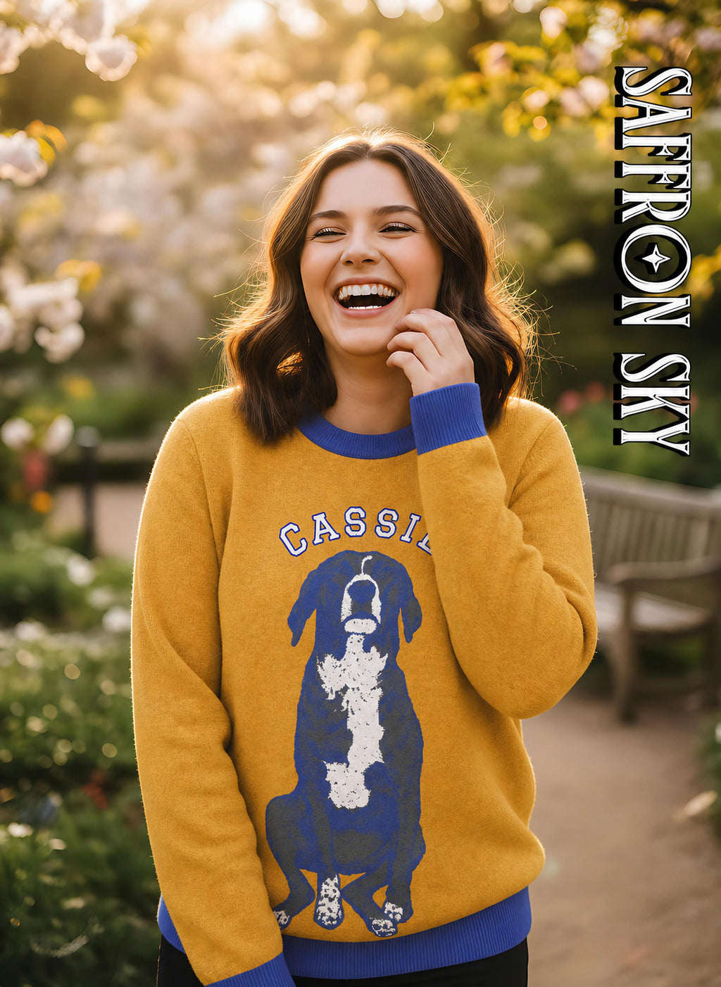 Custom-Knit Crewneck Pet Mascot Sweater (Unisex)