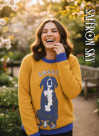 Custom-Knit Crewneck Pet Mascot Sweater (Unisex)