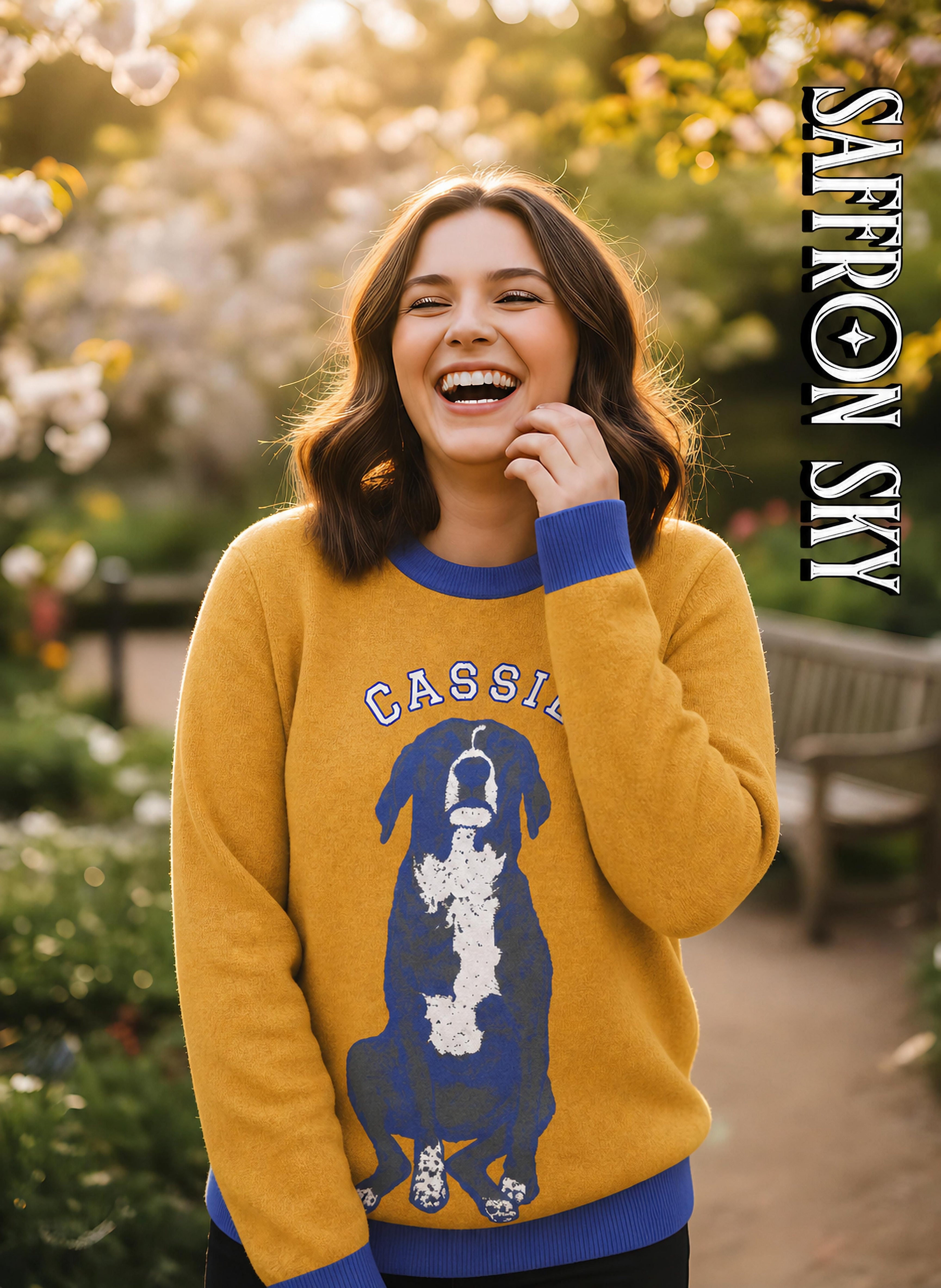 Custom-Knit Crewneck Pet Mascot Sweater (Unisex)